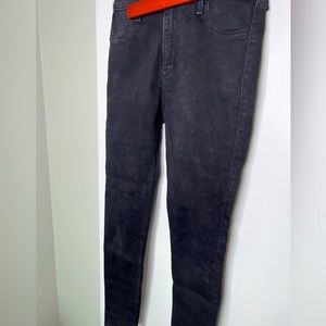 A&F Black High Rise Jean Legging